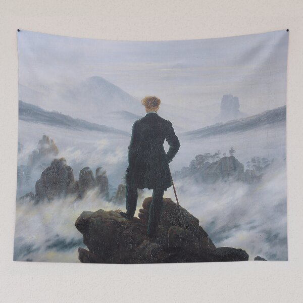 Item preview, Caspar David Friedrich : Wanderer Above the Sea of Fog (1818) designed and sold by YNTDigitalHouse.