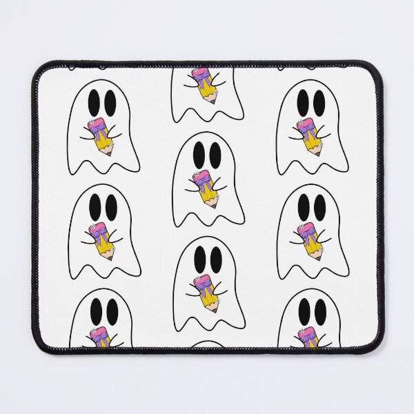 Item preview, Ghost Holding a Pencil Illustration designed and sold by MrsCreative1.