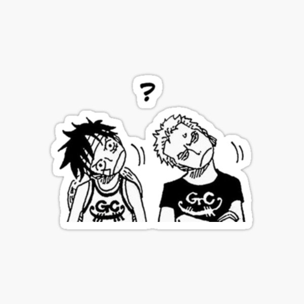 Item preview, Zoro and Luffy - One Piece designed and sold by B1snas.