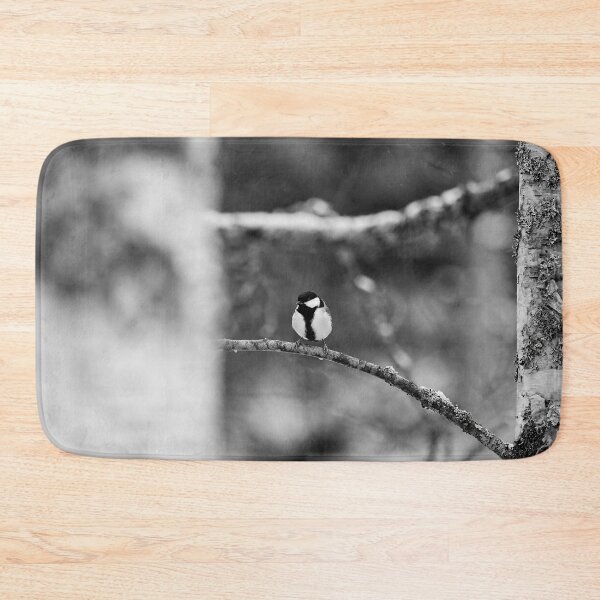 Item preview, Winter tit. Great tit bw designed and sold by Jouko Lehto Photography.