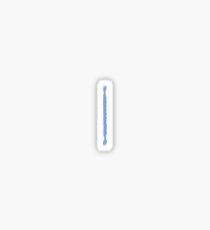 friendship bracelet -- blue Sticker