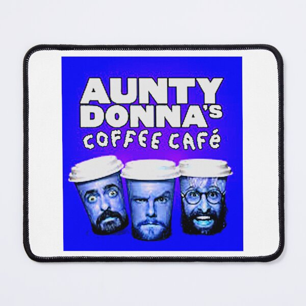 Item preview, Aunty Donna's Coffee Café Bold and Funny Art Print designed and sold by Earth Nature Creations.