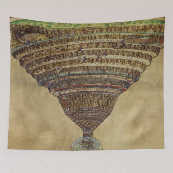 Item preview, Botticelli - La Carte de l'Enfer Dante’s Map of Hell  designed and sold by Onodera.