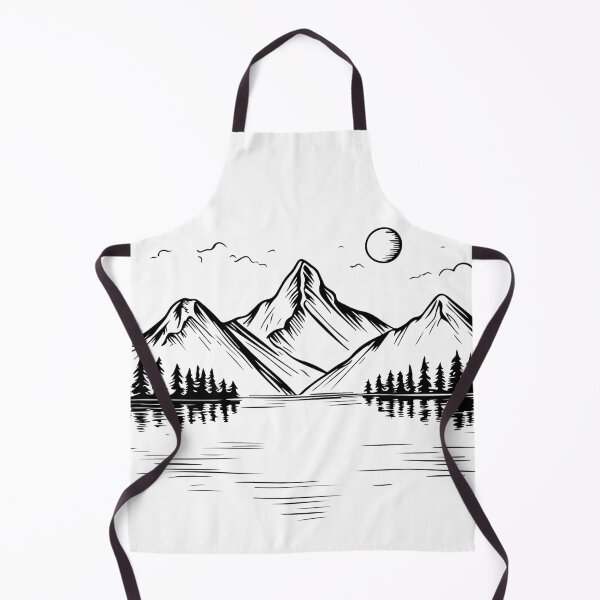 Item preview, Landscape with mountains, forest, sun and lake designed and sold by AnnaHolyph.