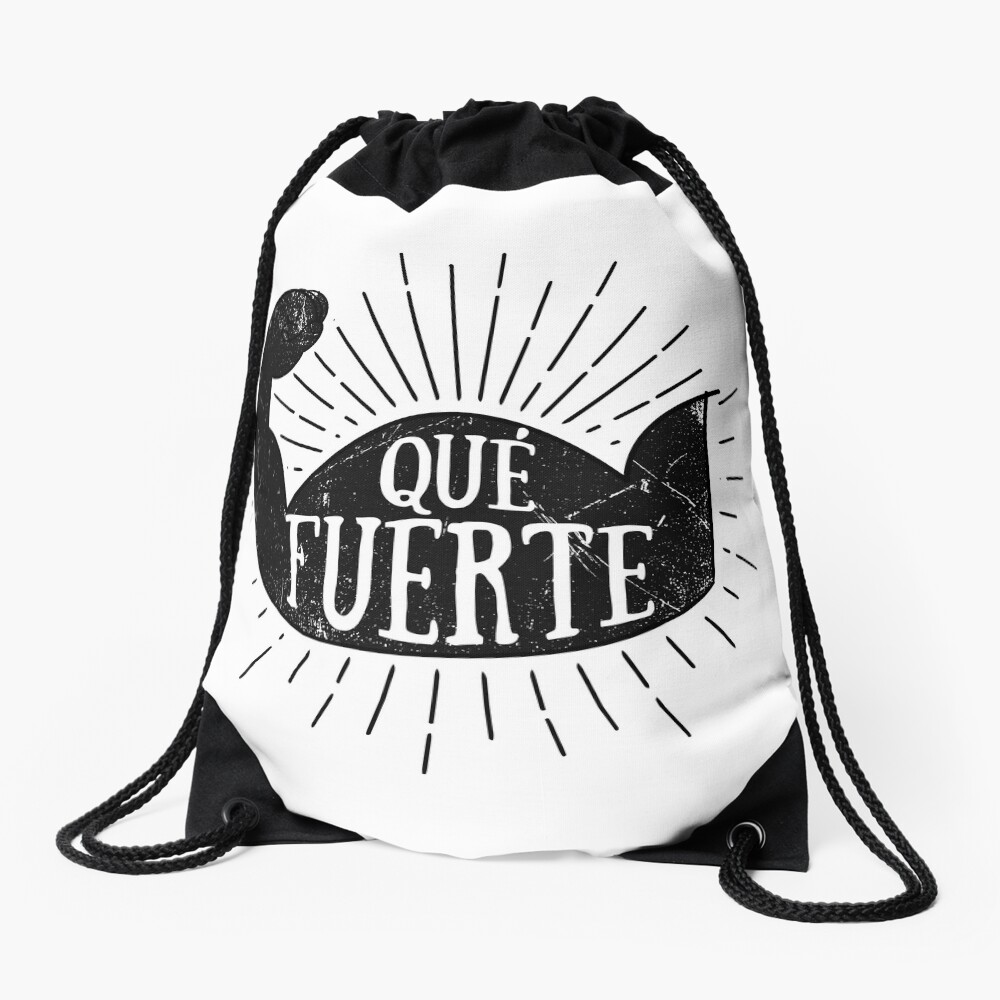 ""Wow" in Spanish Slang (v2)" Drawstring Bag by BlueRockDesigns Redbubble