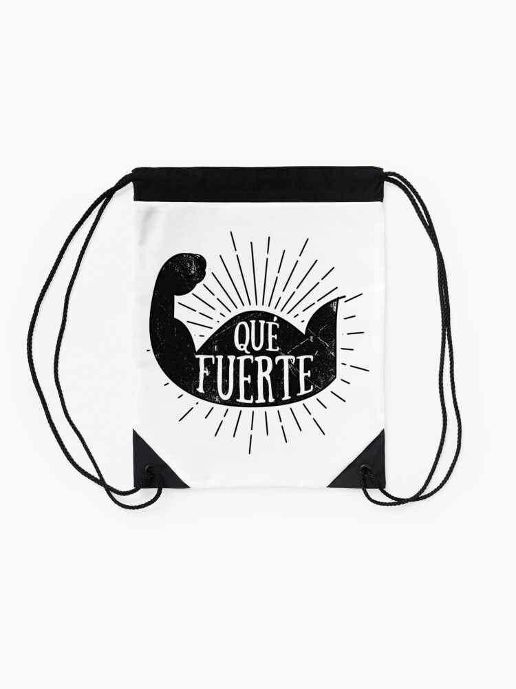 ""Wow" in Spanish Slang (v2)" Drawstring Bag by BlueRockDesigns Redbubble