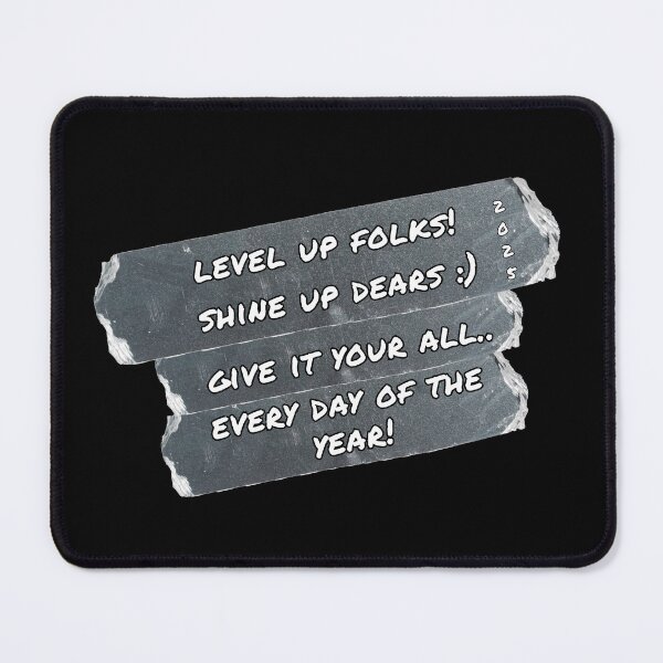 Item preview, Level up folks, Shine up dears.. designed and sold by greatvibes4u.