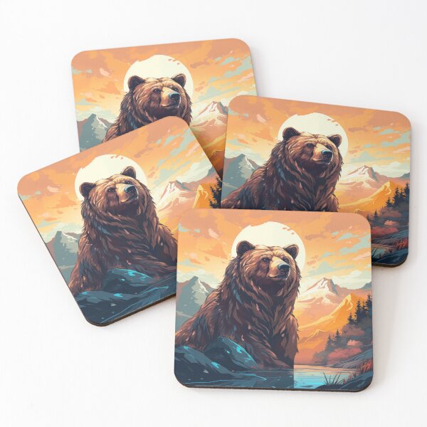 Item preview, Majestic Grizzly Bear designed and sold by Rtymer.