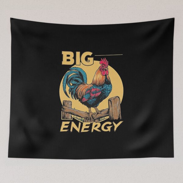 Item preview, Colorful Rooster Illustration - Big Energy Farm Design designed and sold by love3617.