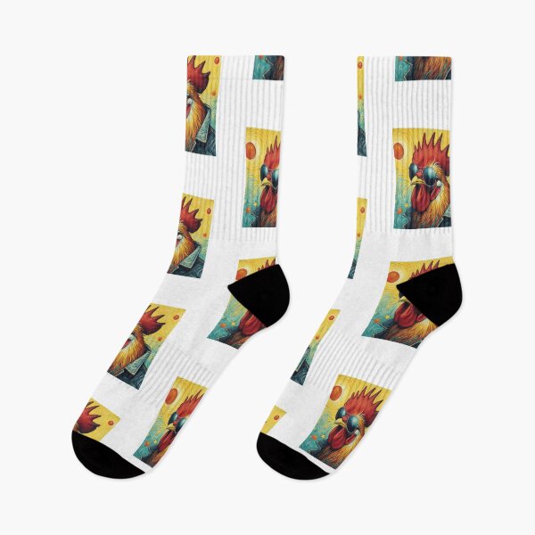 Item preview, Van .Gogh Rooster Wearing Sunglasses Retro Vintage Tee  designed and sold by VISIONSTURME.