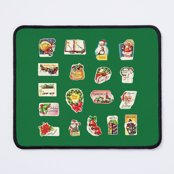 Item preview, Cute Retro Vintage Christmas Sticker Pack designed and sold by tanjica.