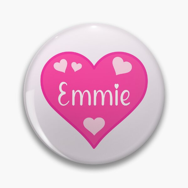 Item preview, Emmie Name Pink Heart  designed and sold by Jeallan Designs.
