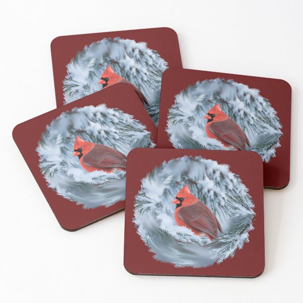 Item preview, Red Cardinal Bird Winter Season designed and sold by Cute & Sassy Custom Gifting Boutiques.