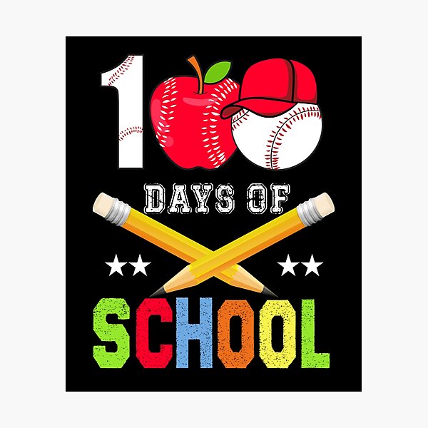 Item preview, 100 Days of School Baseball Fun designed and sold by YatoMino.