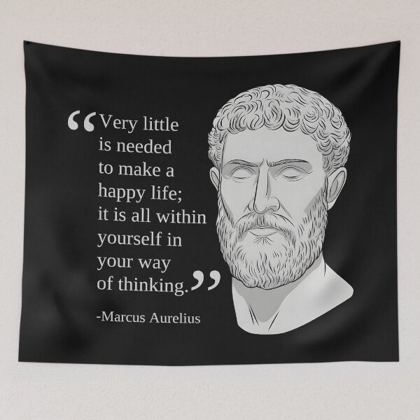 Item preview, Very Little Is Needed To Make A Happy Life designed and sold by HowToCanadian.
