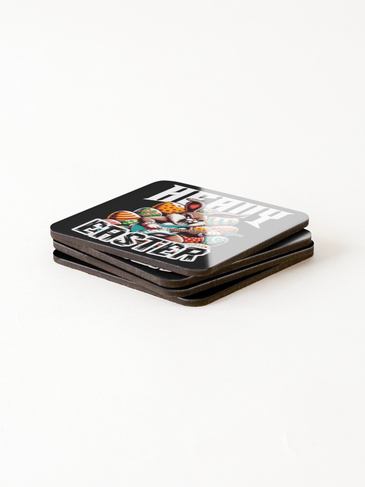 Thumbnail 4 of 5, Coasters (Set of 4), Heavy Easter designed and sold by Ultimate-Rabbit.