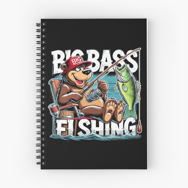 Item preview, Fishing Big Bass Fishing Bear Angler Gift designed and sold by Pineapple-Tree.