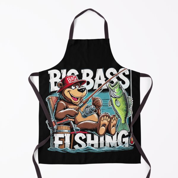 Item preview, Fishing Big Bass Fishing Bear Angler Gift designed and sold by Pineapple-Tree.