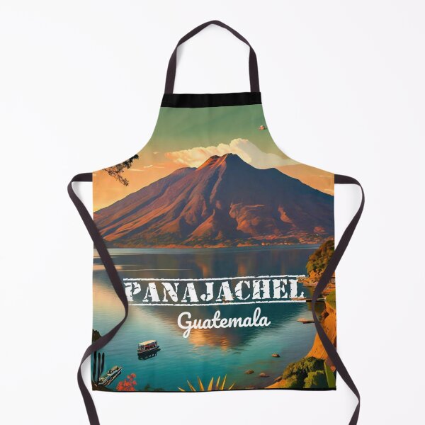 Item preview, Wall Art Guatemala | Panajachel Atitlan Lake Travel Vintage Poster designed and sold by kestrada2906.