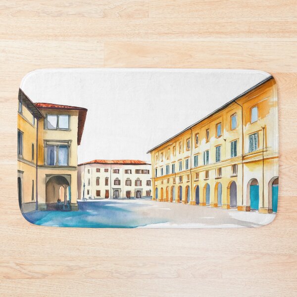 Item preview, Vibrant street view of a Tuscan town designed and sold by anytka.
