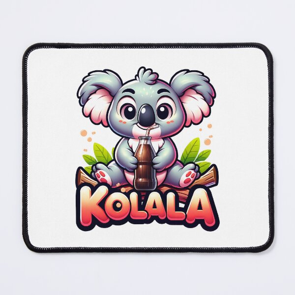 Item preview, Kolala – Cute Koala Sipping Cola Fun Pun Cartoon designed and sold by Infinitee8hirts.