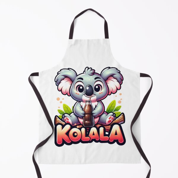 Item preview, Kolala – Cute Koala Sipping Cola Fun Pun Cartoon designed and sold by Infinitee8hirts.