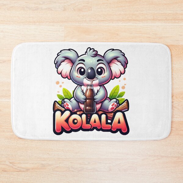 Item preview, Kolala – Cute Koala Sipping Cola Fun Pun Cartoon designed and sold by Infinitee8hirts.