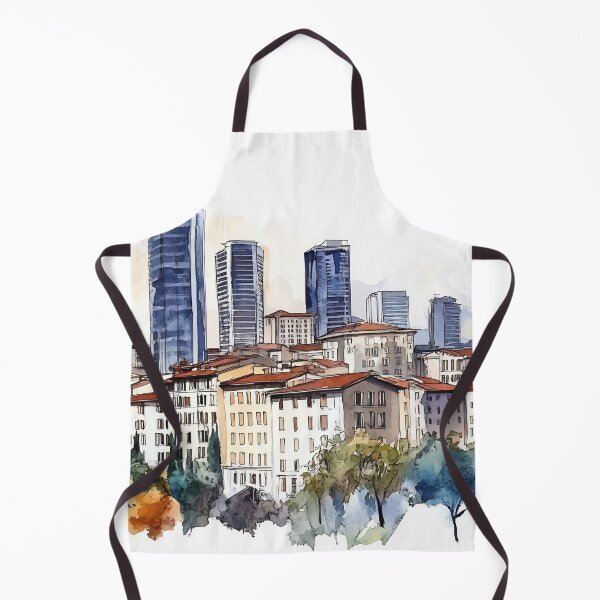 Item preview, City skyline with historic buildings designed and sold by anytka.