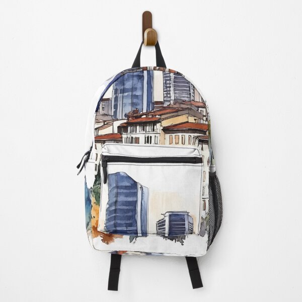 Item preview, City skyline with historic buildings designed and sold by anytka.