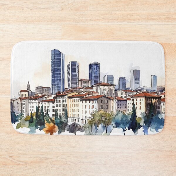 Item preview, City skyline with historic buildings designed and sold by anytka.