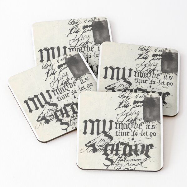Item preview, Calligraphy English -  89 GOTHIC ABSTRACT EXPERIMTNAL INK  designed and sold by dana-krystle.
