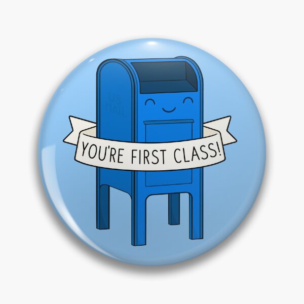Item preview, You're First Class - Cute Mailbox designed and sold by BaconPancakes21.