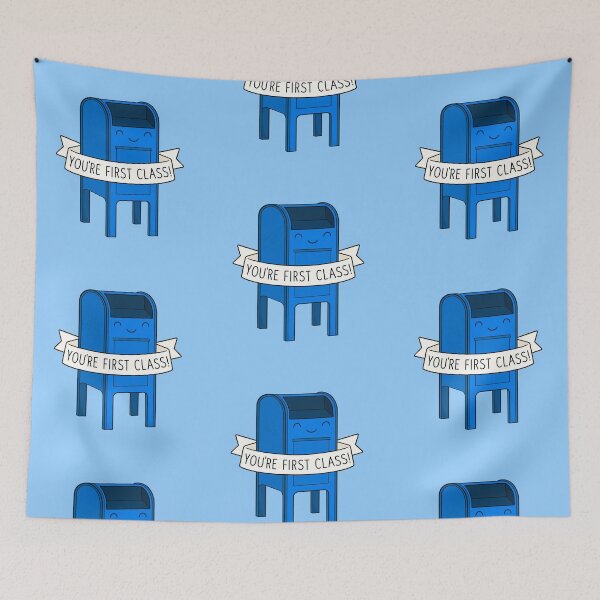 Item preview, You're First Class - Cute Mailbox designed and sold by BaconPancakes21.