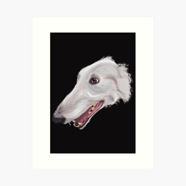 Item preview, Borzoi on the loose designed and sold by polyester444.