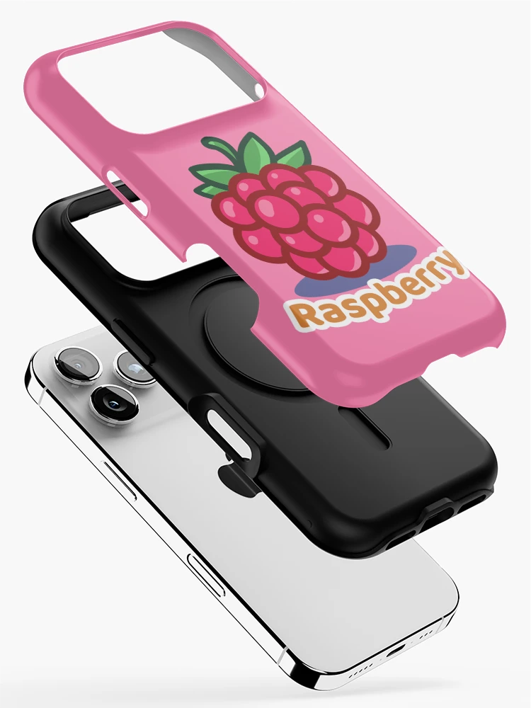 Thumbnail 2 of 4, iPhone Case, Cartoon Raspberry designed and sold by Happie Kids.
