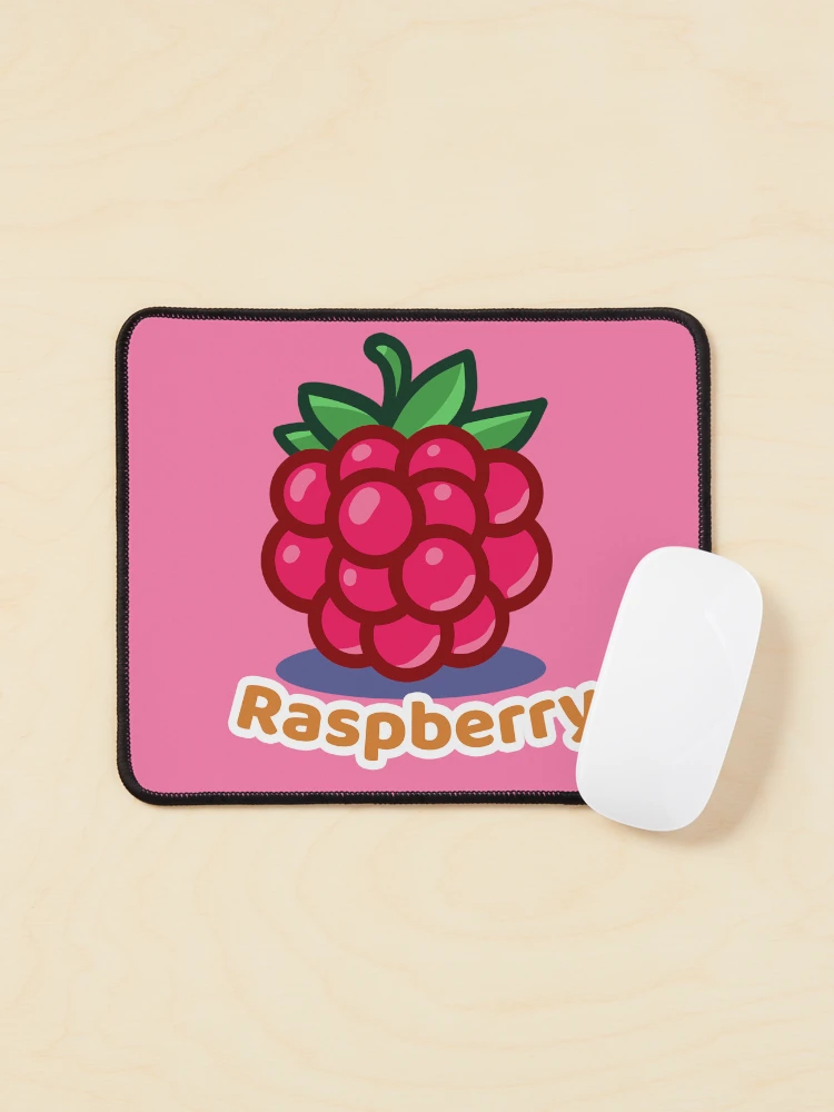 Thumbnail 1 of 5, Mouse Pad, Cartoon Raspberry designed and sold by Happie Kids.