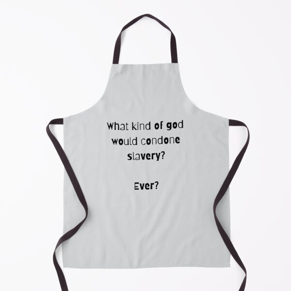 Item preview, Atheist Slogan. God Slavery. Atheism Quote. Black version. designed and sold by Atheist-Heaven.