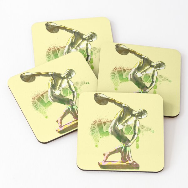 Item preview, discus thrower, statue 5, from the series "pop art graffiti and statues" designed and sold by kextr.
