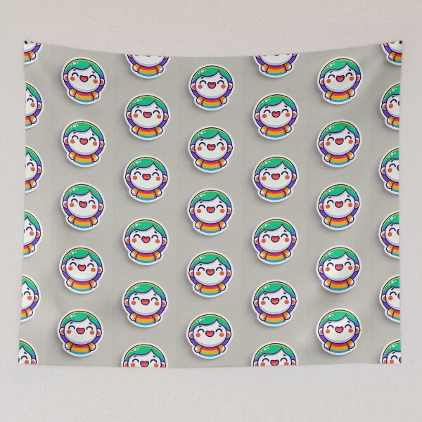 Item preview, Cheerful Roundy designed and sold by wibby-color.