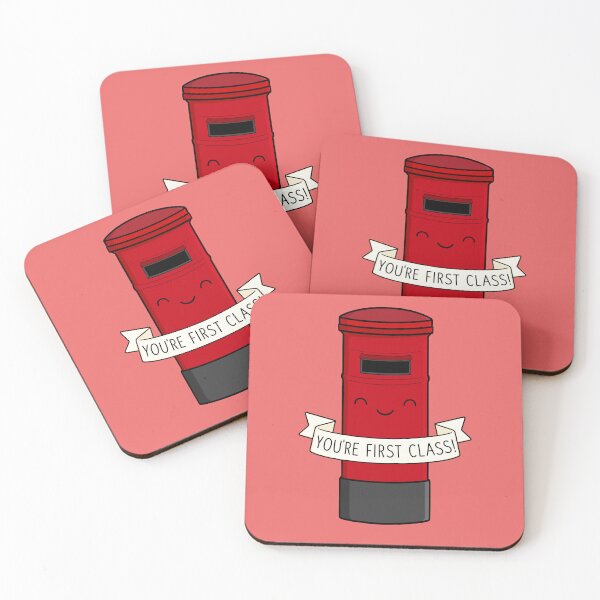 Item preview, You're First Class - Cute Postbox designed and sold by BaconPancakes21.
