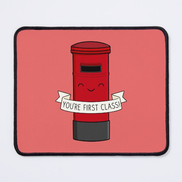 Item preview, You're First Class - Cute Postbox designed and sold by BaconPancakes21.
