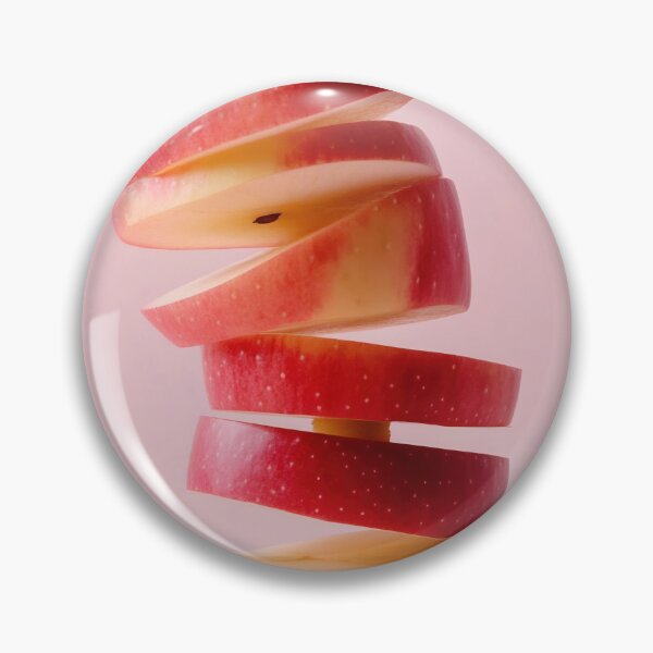 Item preview, Sliced red apple floating in the air designed and sold by anytka.