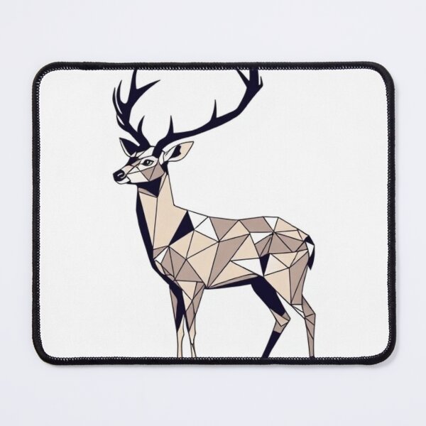 Item preview, Geometric Deer Art - Elegant Polygonal Design designed and sold by ItheMattI.