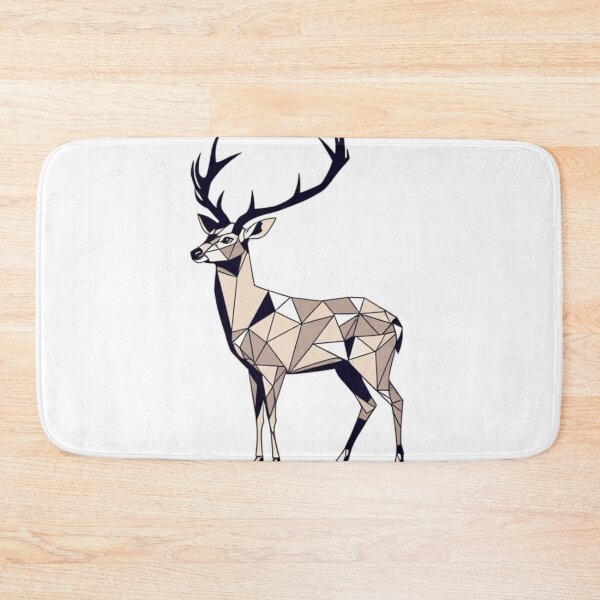 Item preview, Geometric Deer Art - Elegant Polygonal Design designed and sold by ItheMattI.