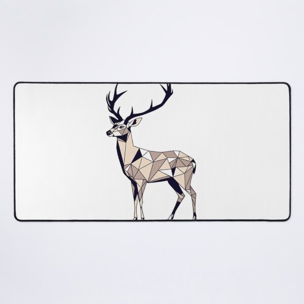 Item preview, Geometric Deer Art - Elegant Polygonal Design designed and sold by ItheMattI.