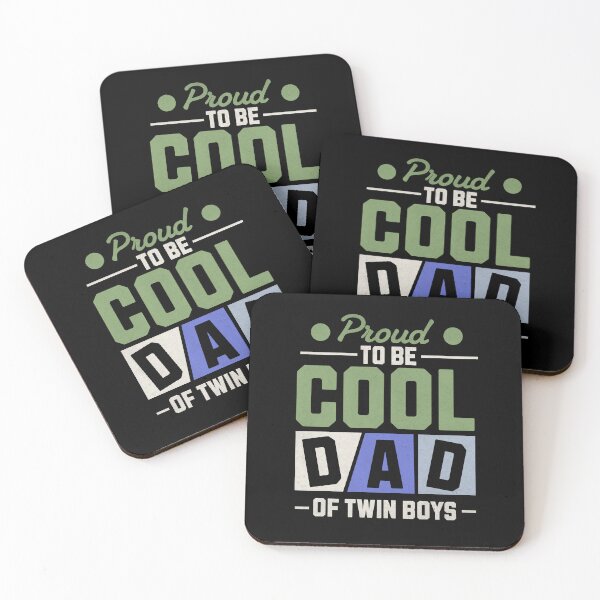 Item preview, Cool Dad Of Twin Boys designed and sold by RockBeeDesigns.