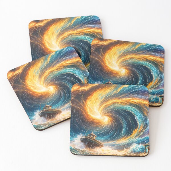 Item preview, Escaping the Lightning Vortex, Ai Generated Art  designed and sold by ACC .