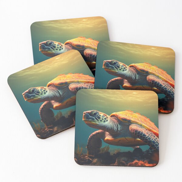 Item preview, Oceanic Elegance: Sea Turtle Swimming designed and sold by anytka.
