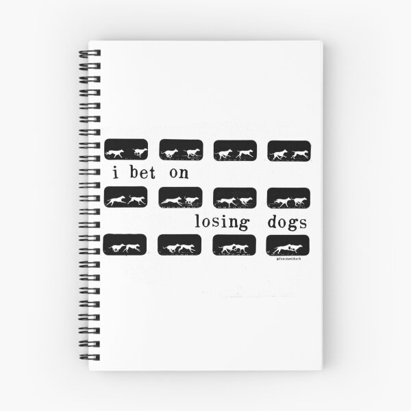 Item preview, i bet on losing dogs (black) designed and sold by funsizedshark.