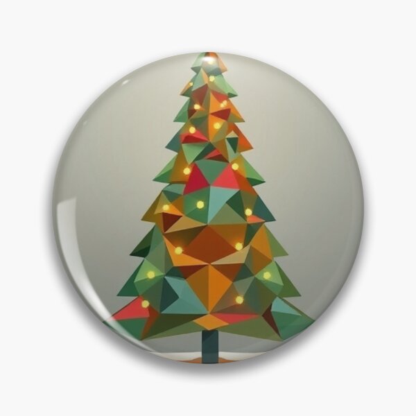 Artikelvorschau, Geometric Christmas Tree - Modern Festive Design entworfen und verkauft von ItheMattI.